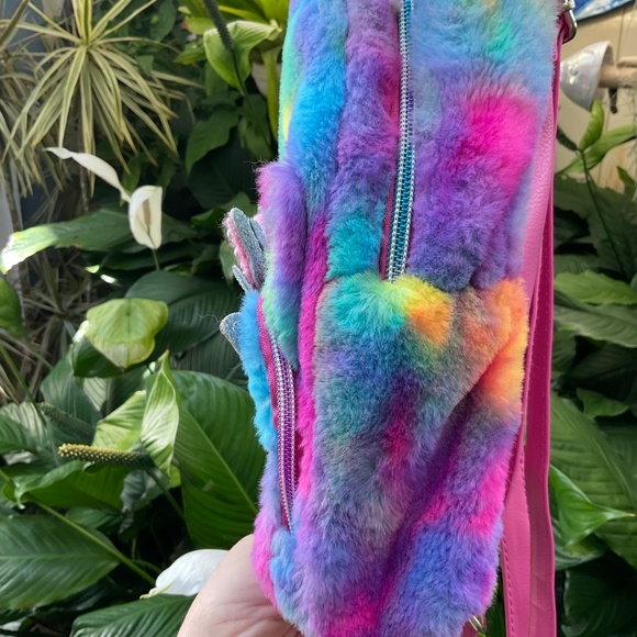 OMG Accessories Small Colorful Pearl Jeweled Backpack - Picture 4 of 7